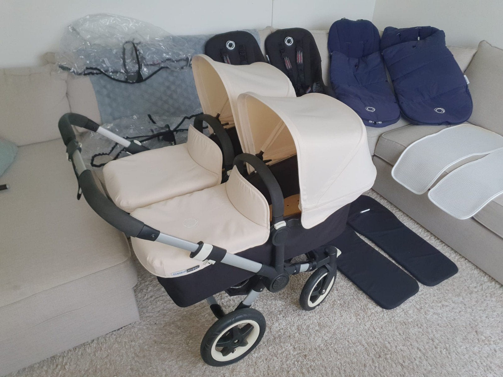 Z.G.A.N over compleet Bugaboo Donkey met alle extra's, Ophalen of Verzenden, Zo goed als nieuw, Kinderwagen of Buggy