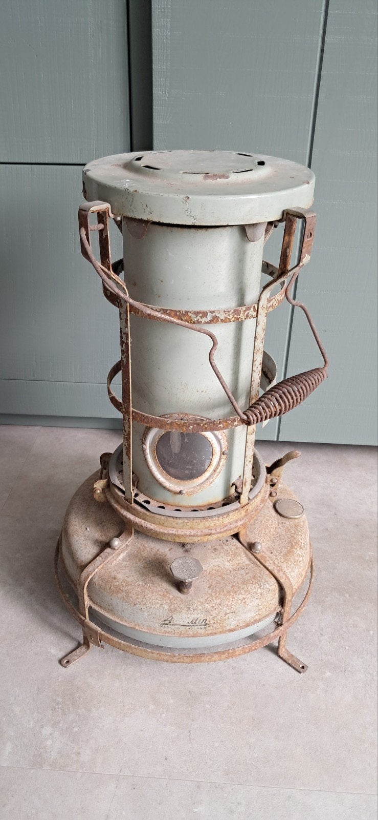 Petroleumkachel. Merk Aladdin, blueflame heater, Huis en Inrichting, Kachels, Ophalen, Gebruikt, Overige brandstoffen, Petroleumkachel