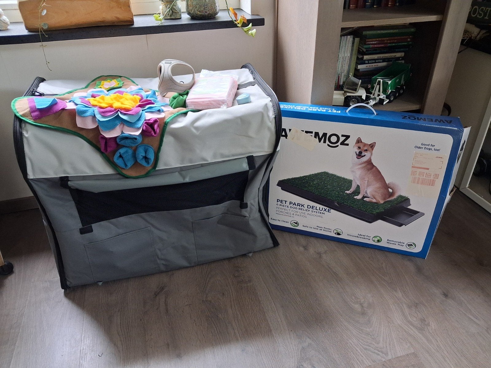 puppy pakket, Ophalen, Zo goed als nieuw