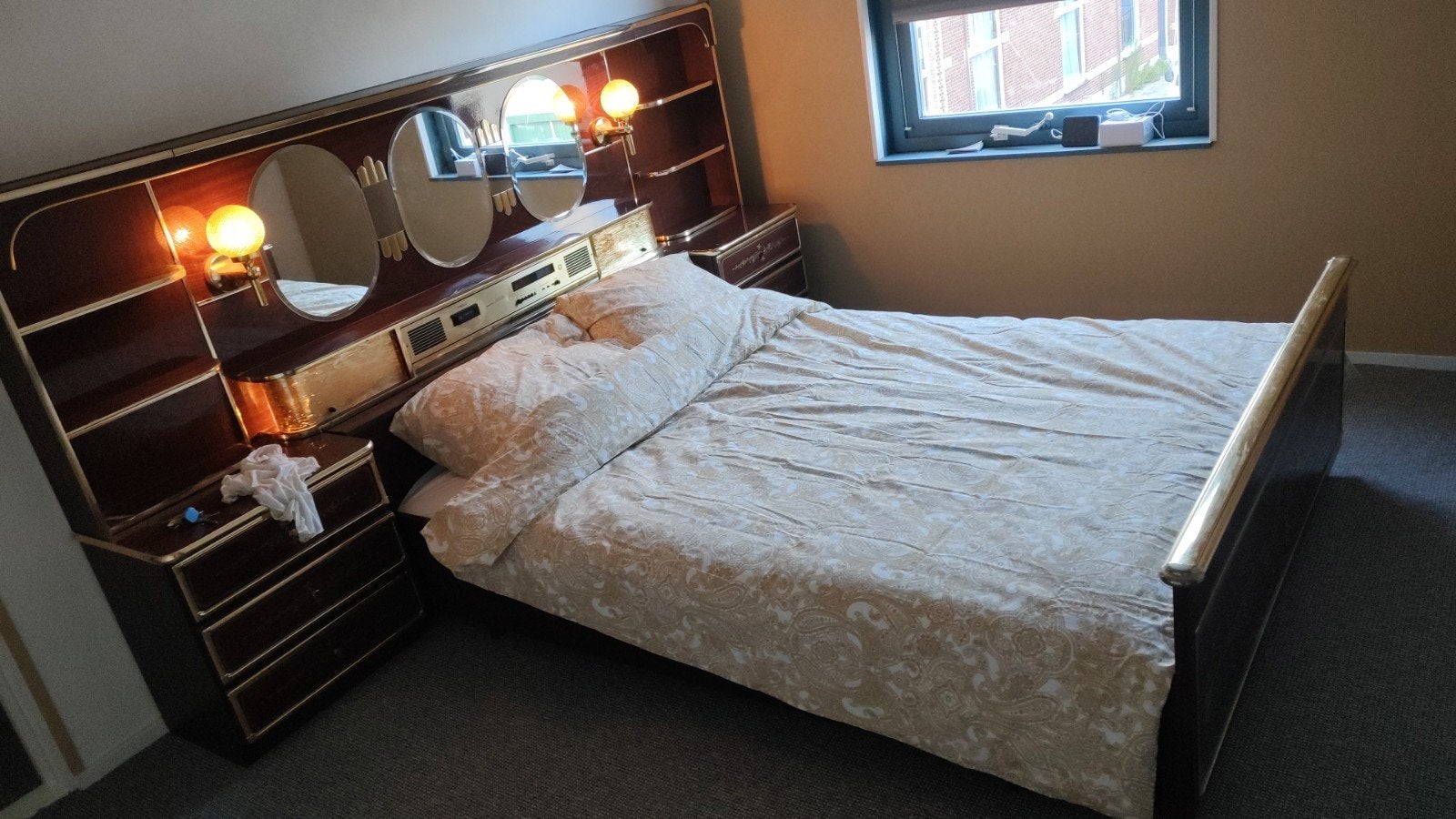 Jaren 70/80 vintage "romance bed", Ophalen