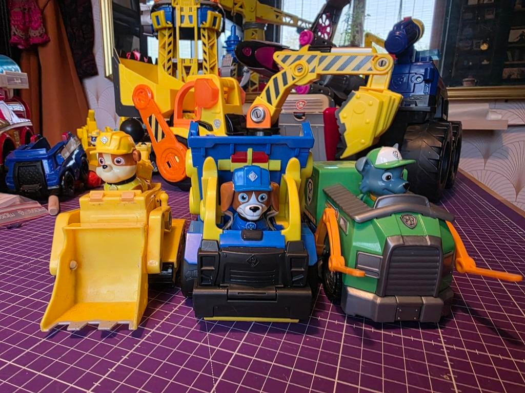 Paw patrol wheeler ruble en rocky, Ophalen of Verzenden, Gebruikt