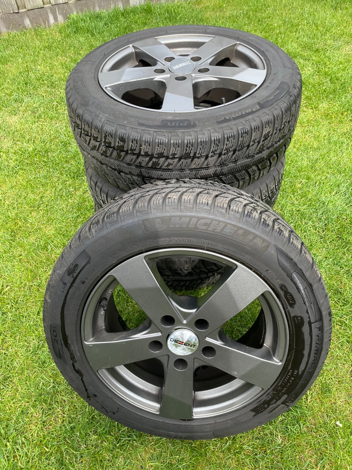 16 inch velgen + Michelin winterbanden (8mm), Ophalen, 16 inch, Banden en Velgen, 205 mm