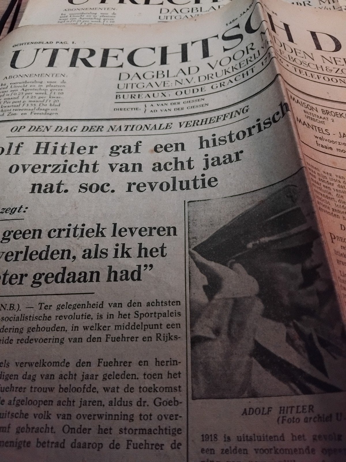 stapel orgn.kranten uit wo2, Verzamelen, Tijdschriften, Kranten en Knipsels, Ophalen of Verzenden, 1940 tot 1960, Krant