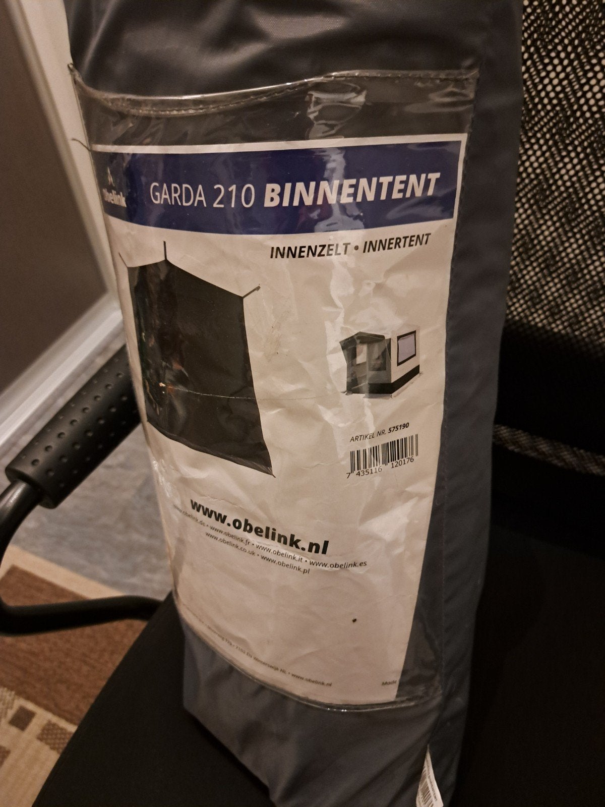 Garda 210 binnentent, Ophalen of Verzenden, Zo goed als nieuw, Tot en met 2