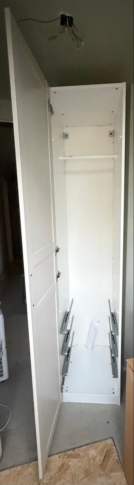 Zo goed als nieuwe Pax kast met Flisberget deur, Ophalen, 200 cm of meer, 50 tot 100 cm, Zo goed als nieuw