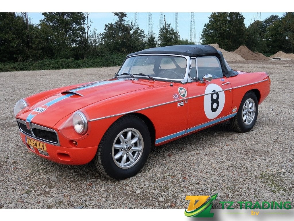 MG B Tourer 1.8 Roadster (met taxatierapport) (bj 1979), Auto's, Oldtimers, 94 pk, Zwart, Overige kleuren, Cabriolet