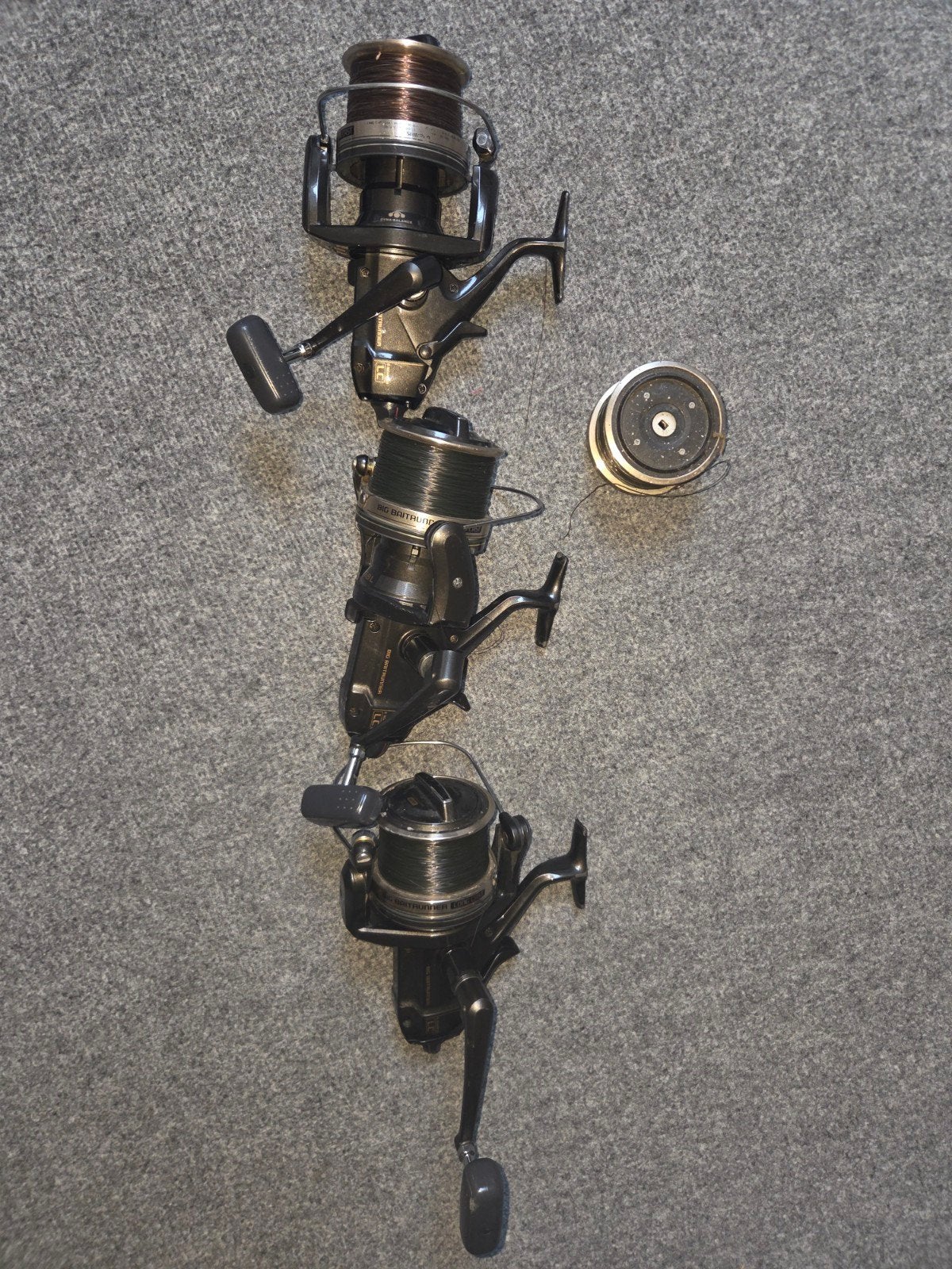 Shimano Big Baitrunner LC molen -, Watersport en Boten, Hengelsport | Karpervissen, Ophalen, Gebruikt, Molen