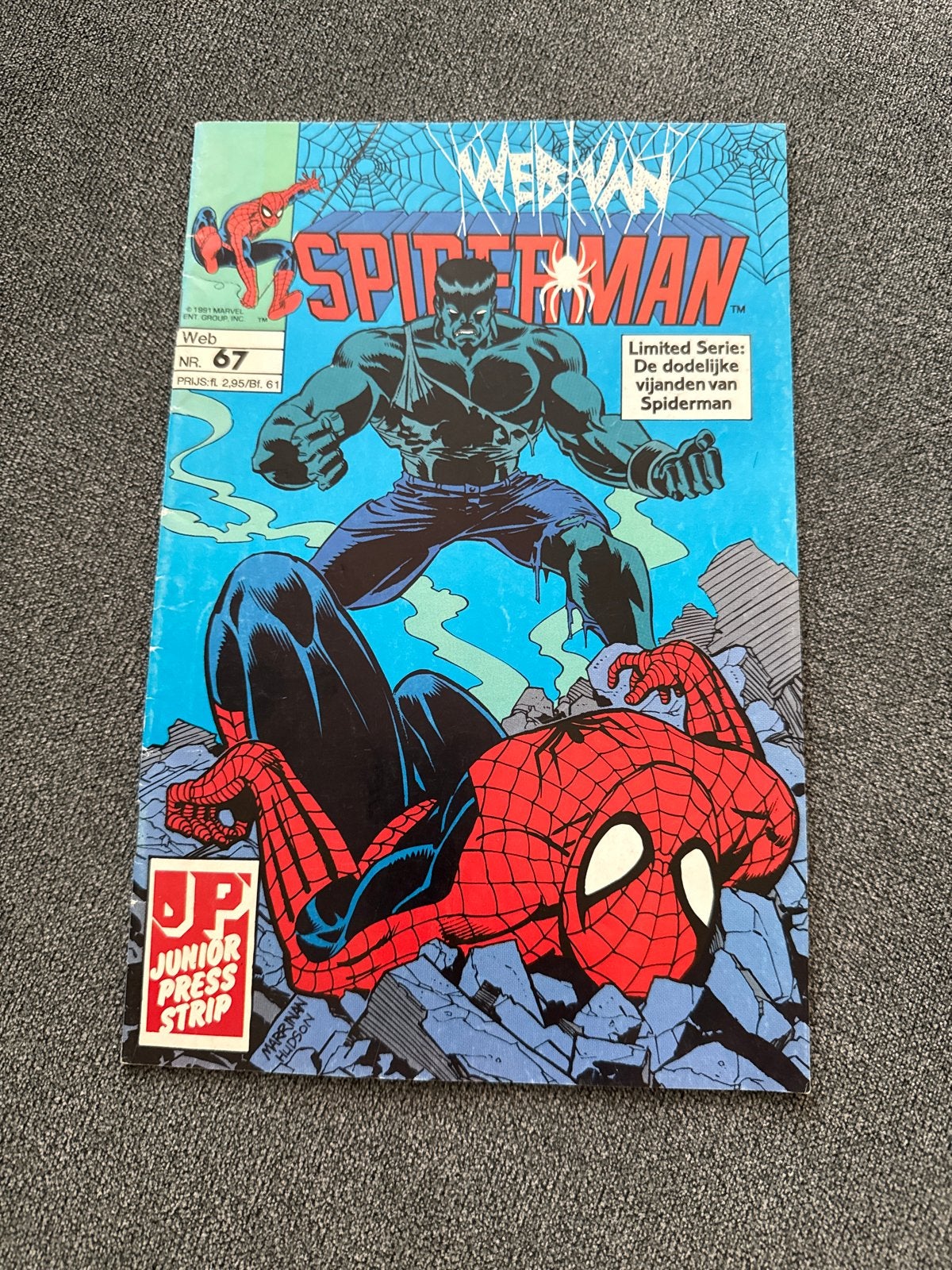 Web van Spider-Man #67 - Junior Press Strip, Eén stripboek, Verzenden, Gelezen