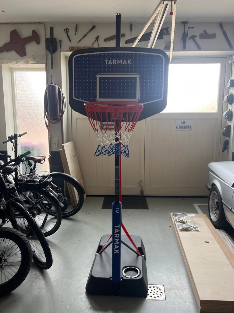 Tarmak basketbalpaal-net, Ophalen, Gebruikt, Ring, Bord of Paal