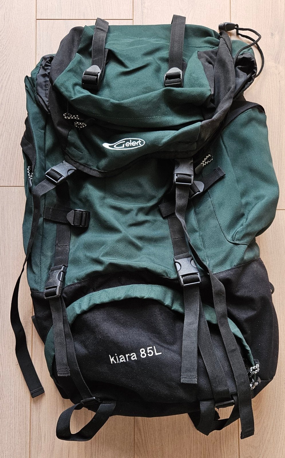 85L backpack, Ophalen