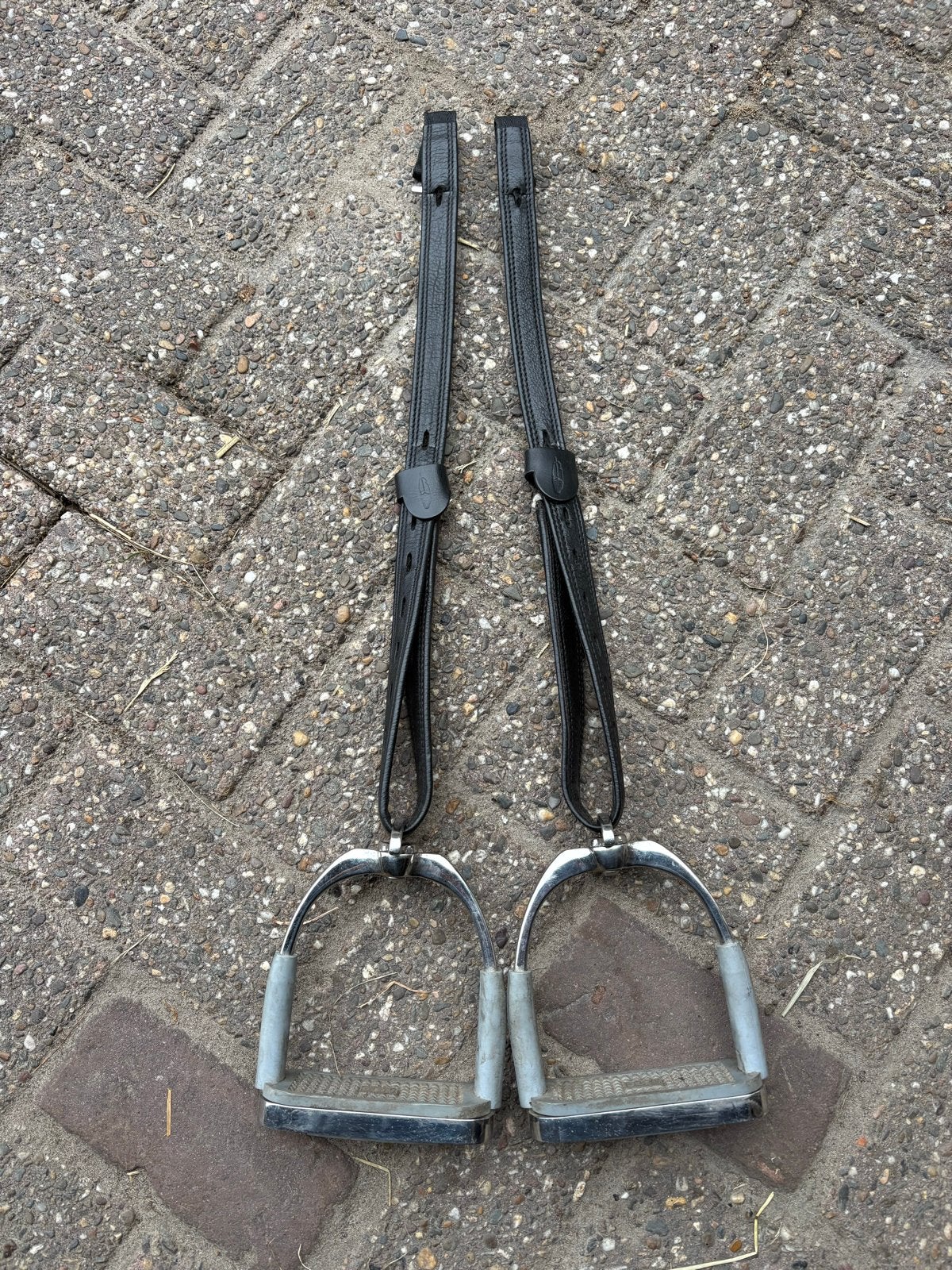 Barefoot stijgbeugel set, Ophalen of Verzenden, Zo goed als nieuw, Zwart, Stijgbeugels