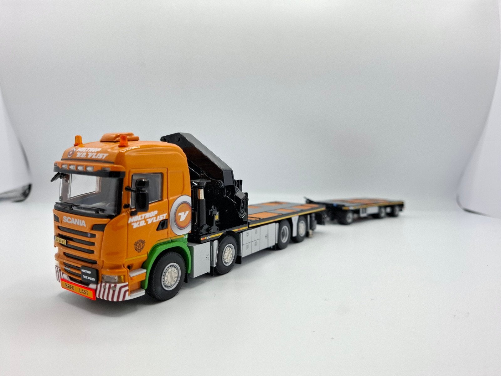 Wsi Scania R 8x2 Holtrop vd vlist assen autolaadkraan combi, Ophalen of Verzenden, Nieuw, Bus of Vrachtwagen, Wsi