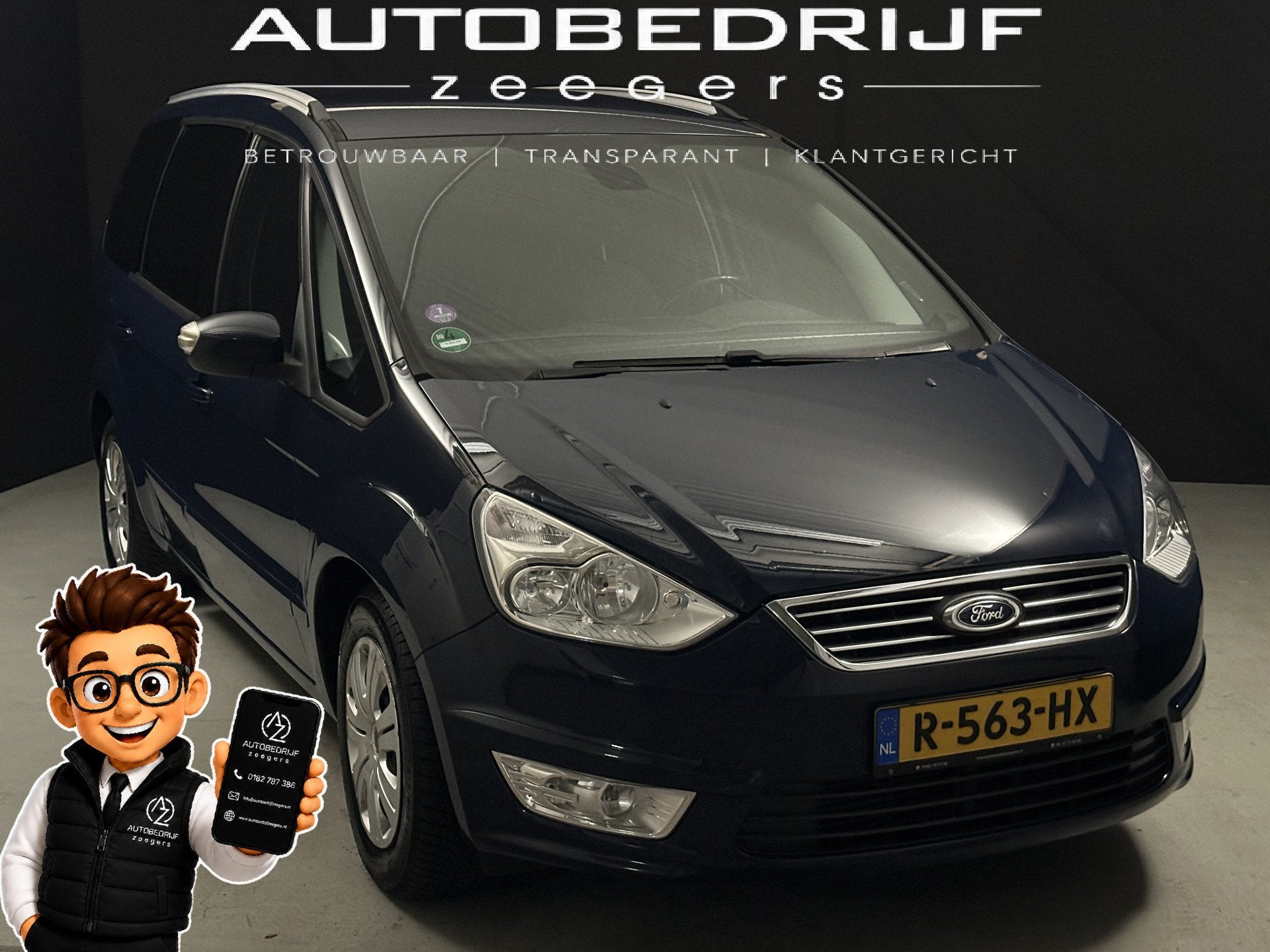 Ford Galaxy 1.6 SCTi Trend *7 Persoons*Heatseat*AC*Goed onde, Auto's, Voorwielaandrijving, Gebruikt, 4 cilinders, 7 stoelen