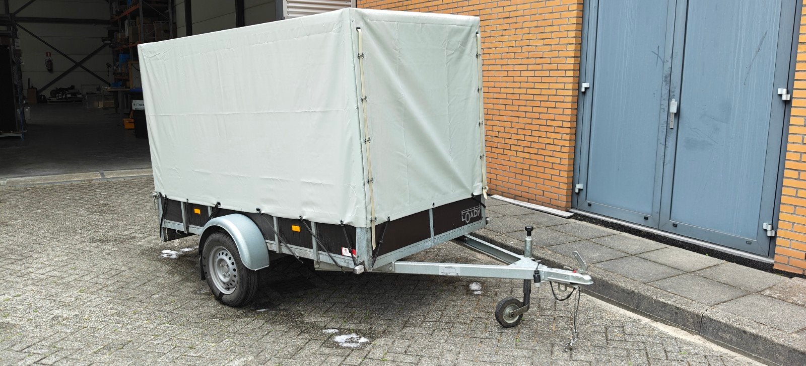Proline Aanhangwagen met huif - 750 kg, Auto diversen, Aanhangers en Bagagewagens, Ophalen, Zo goed als nieuw
