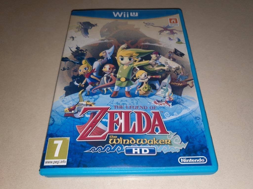 Zelda The Windwaker HD Wii U Game Case, Spelcomputers en Games, Avontuur en Actie, Verzenden, 1 speler, Zo goed als nieuw