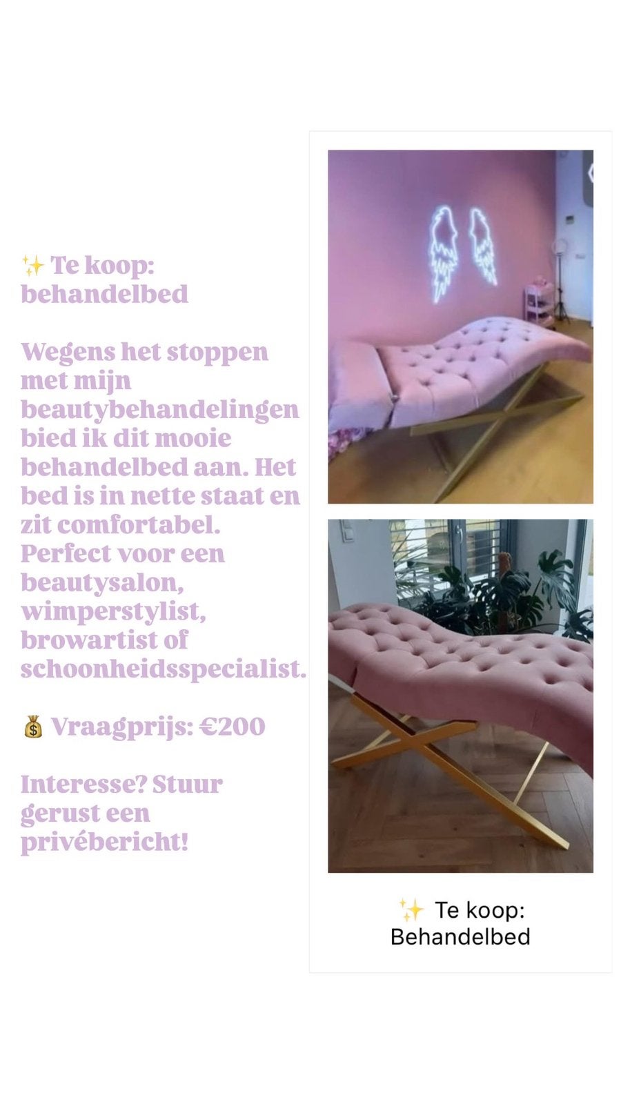 Behandelbed schoonheidssalon