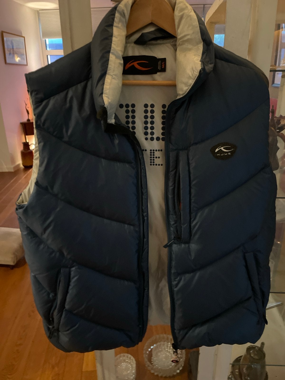 Kjus dons bodywarmer - Maat L/XL, Ophalen, Zo goed als nieuw, Blauw
