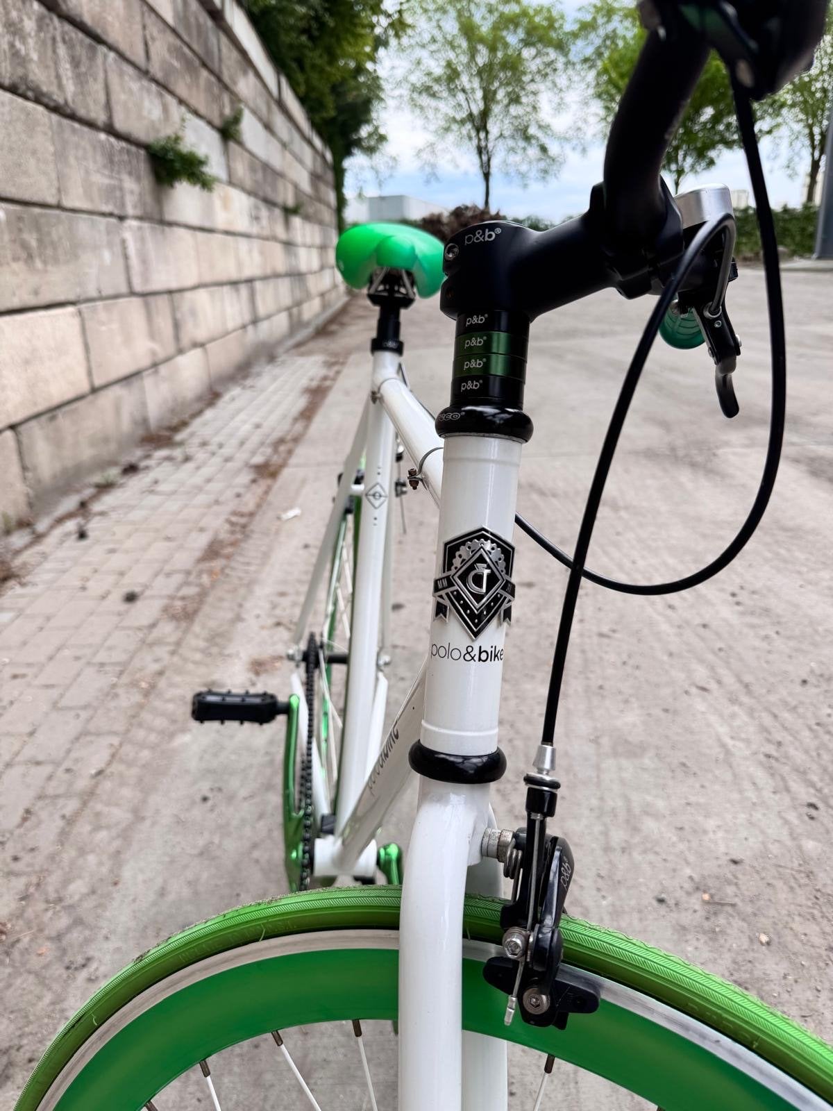 Nieuwe Polo & Bike Fixie/Single Speed Fiets - 46 inch, Overige merken, Minder dan 10 versnellingen, Velgrem, Nieuw
