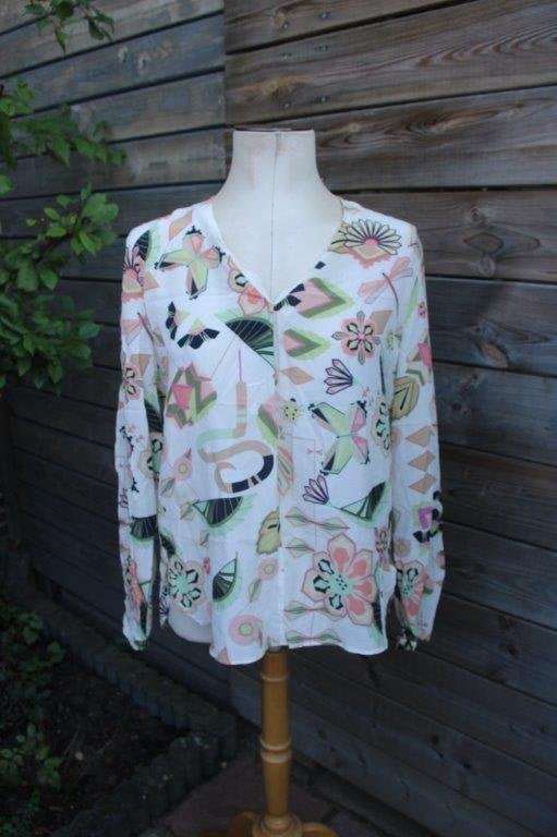 Tuniek beige/ roze / Kaki Luisa Cerano mt 40 Vaste prijs, Maat 38/40 (M), Beige, Ophalen of Verzenden, Zo goed als nieuw