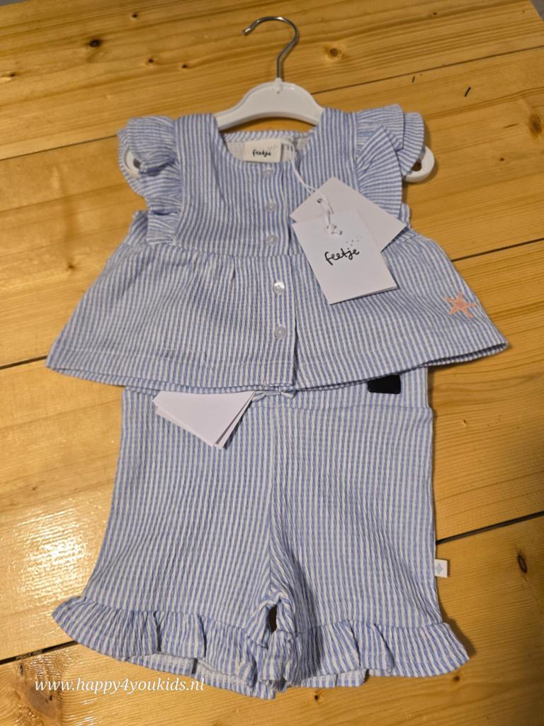 Feetje setje kortebroek en shirt Lavender Maat 56 TM  86, Kleding | Dames, Jumpsuits, Ophalen of Verzenden, Nieuw, Maat 46/48 (XL) of groter