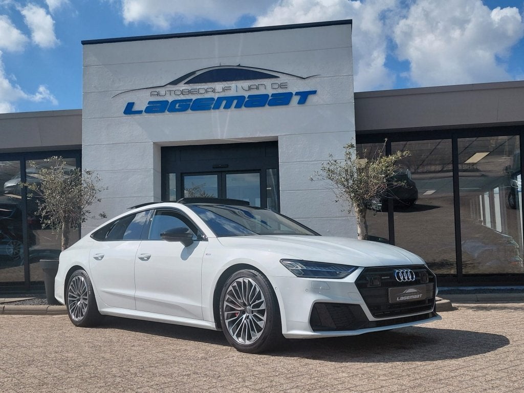 Audi A7 Sportback Sportback 55 TFSI-e Quattro | Competition, Gebruikt, Euro 6, 4 cilinders, Wit