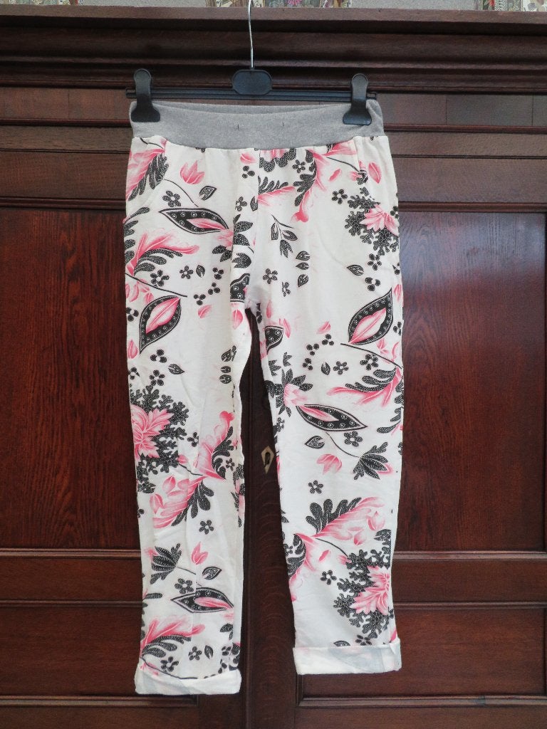 Dames broek jogging maat 38 stretch Z.G.A.N. Made in Italy, Maat 38/40 (M), Made in Italy, Meerkleurig, Ophalen of Verzenden