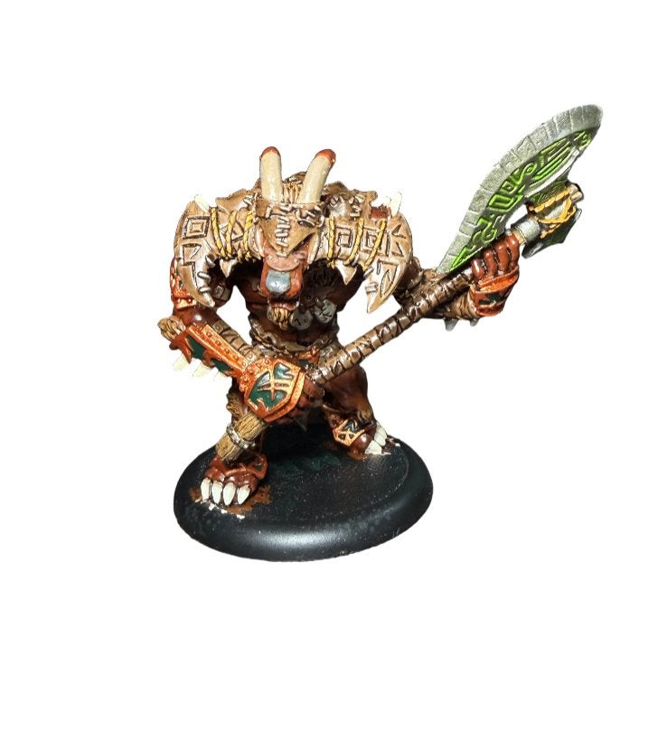 Warmachine Hordes Circle Orboros Ghetorix Warpwolf, ., Warhammer, Ophalen of Verzenden, Zo goed als nieuw