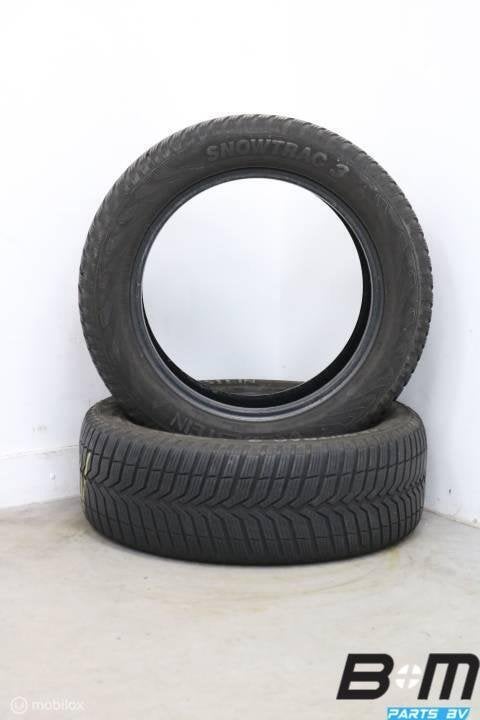 2 x 2055516 91H Vredestein Snowtrac 3 met 3mm 205 55 16, Gebruikt, Band(en)
