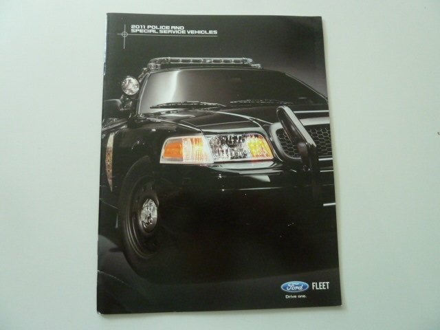 2011 Ford Police & Special Service Vehicles Brochure USA, Ophalen of Verzenden, Gelezen, Ford