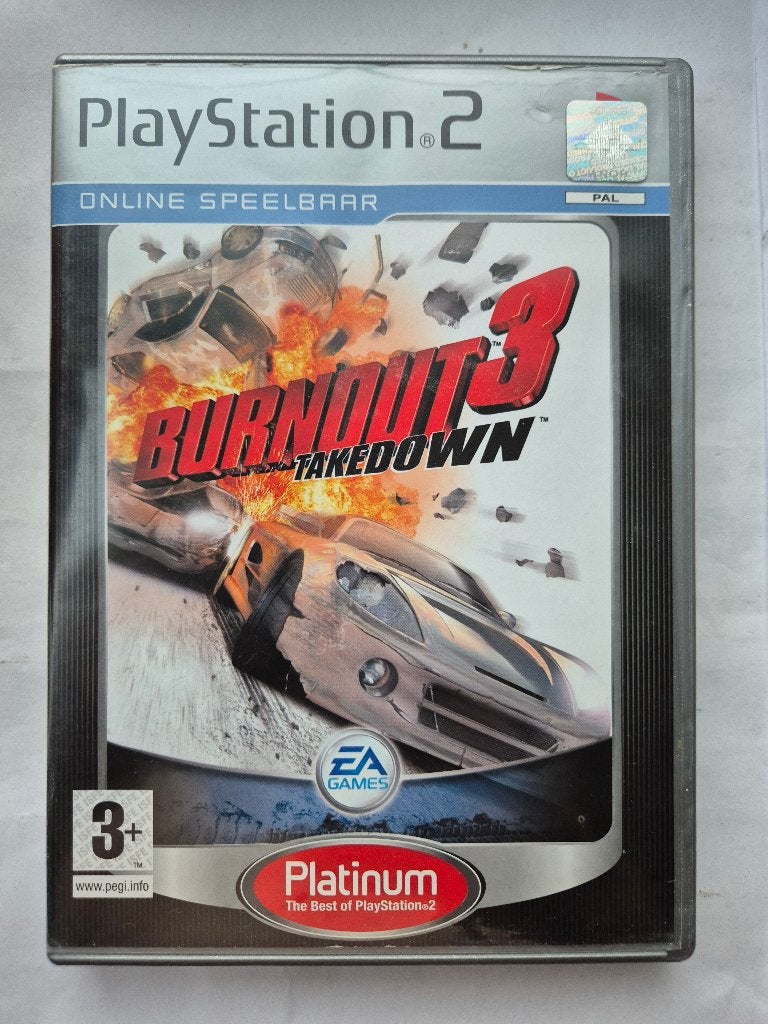 BURNOUT 3 takedown, Gebruikt, 1 speler, Racen en Vliegen, Ophalen of Verzenden