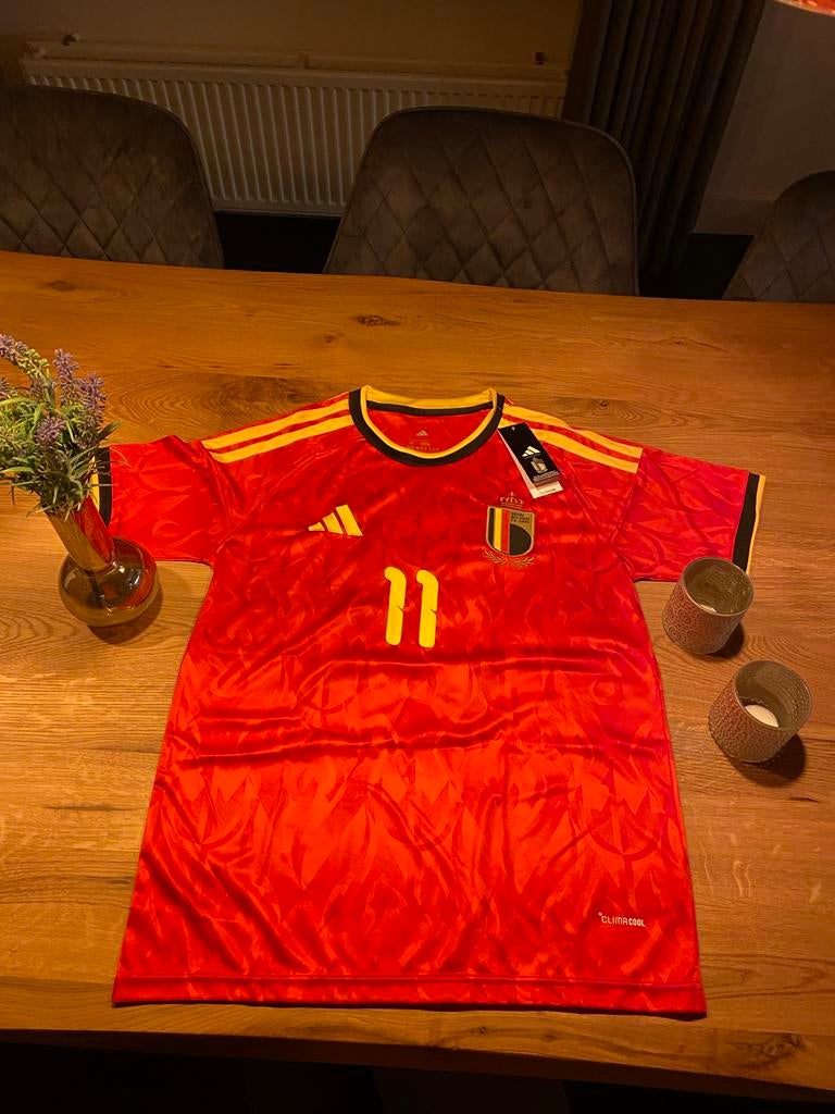 Gloednieuw België Doku Voetbalshirt Maat M, Kleding | Heren, Maat 48/50 (M), Nieuw, Ophalen of Verzenden, Voetbal