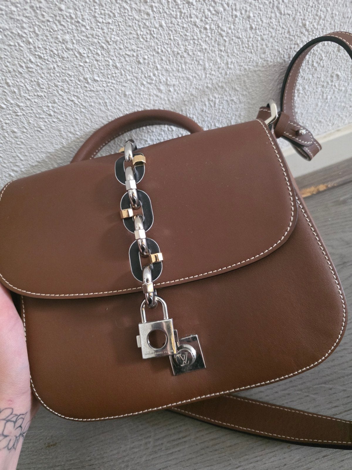 Louis Vuitton handtas – bruin/cognac, Ophalen of Verzenden, Zo goed als nieuw, Bruin, Handtas