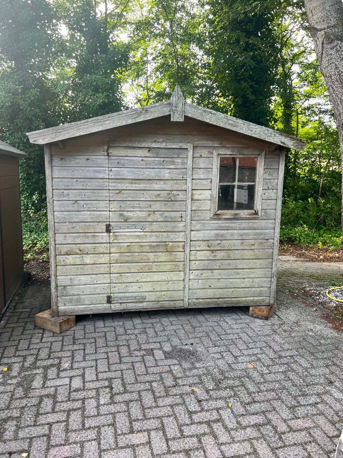 Diverse houten schuurtjes te koop te Lauwersoog, Ophalen, Gebruikt, Hout, Overige typen