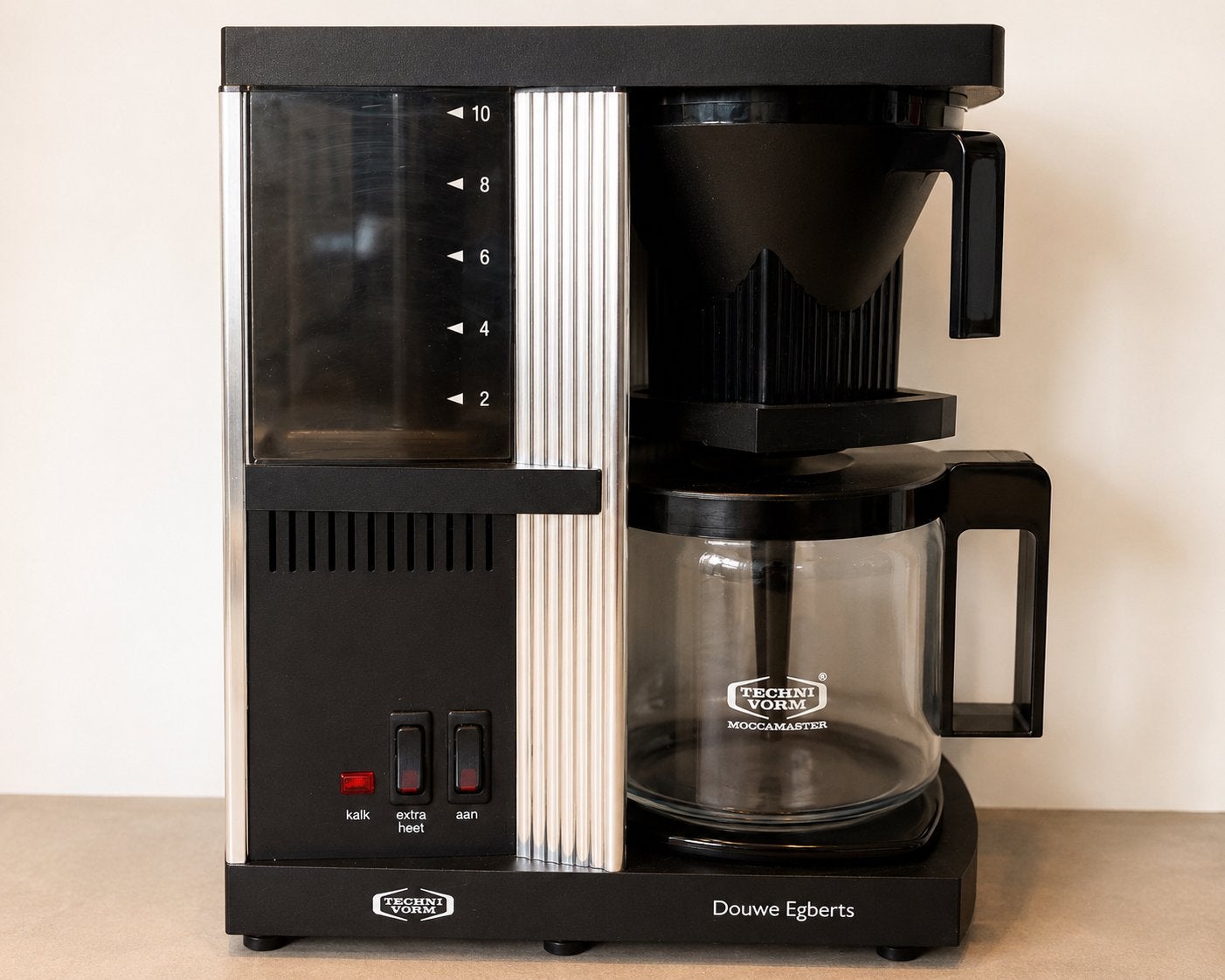 Technivorm Moccamaster GCS Douwe Egberts - Zeer nette staat, Witgoed en Apparatuur, Koffiezetapparaten, Gebruikt, 10 kopjes of meer