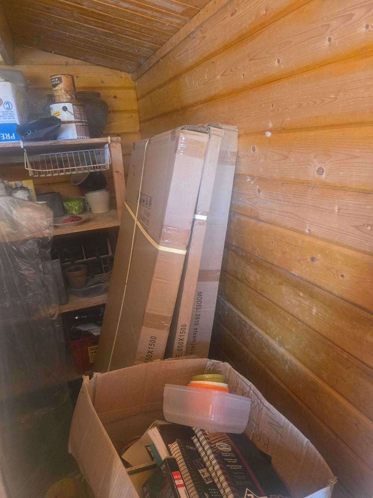 Nieuwe stoomjacuzzi douchecabine (850x1500), Ophalen of Verzenden, Nieuw, Met douche