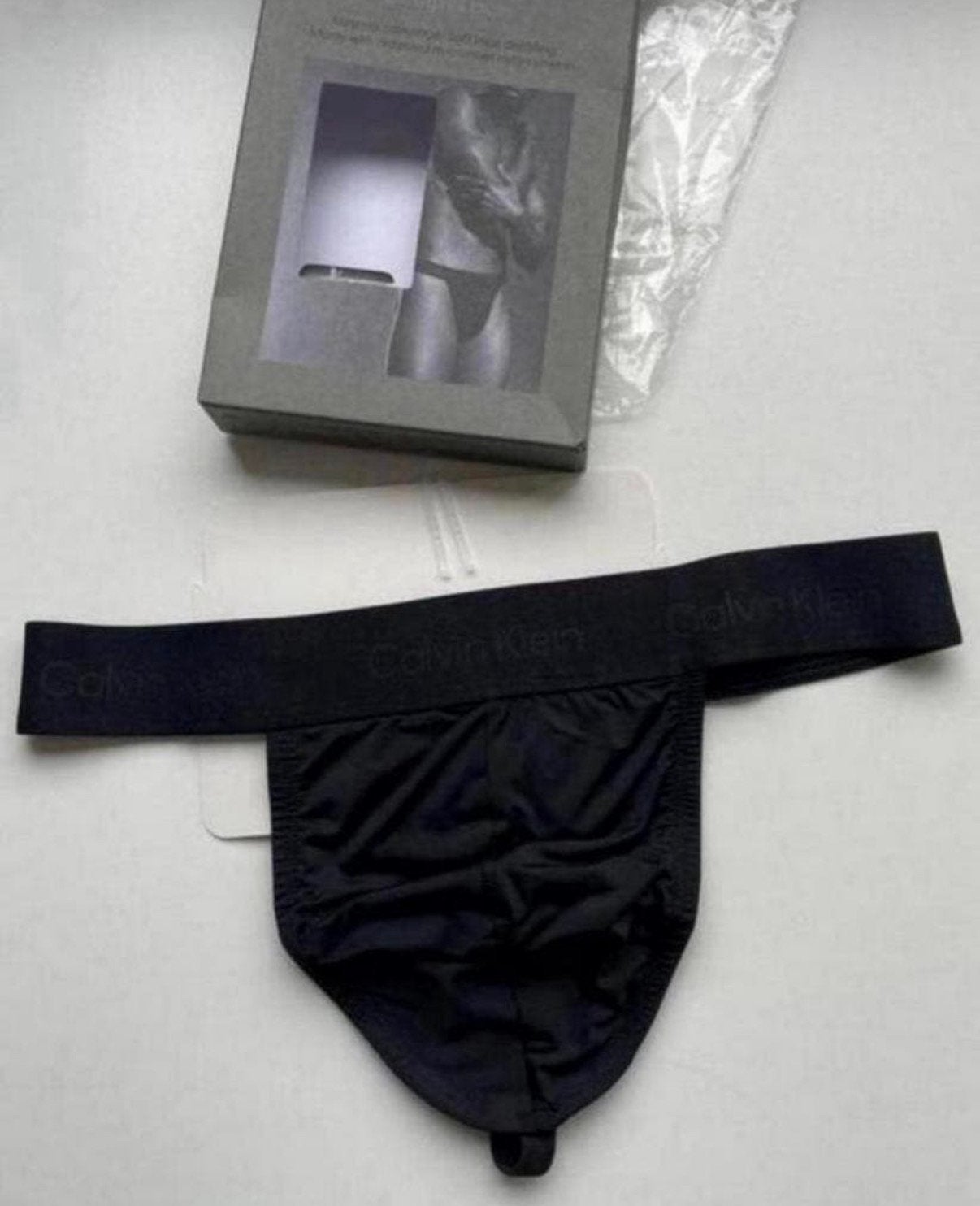 Calvin Klein Sculpt Lace String, Verzenden, Zwart, Slip