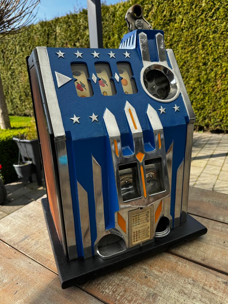 Pace Comet eenarmige bandiet - Vintage gokautomaat, Overige munten, Ophalen, Gebruikt, Met sleutels