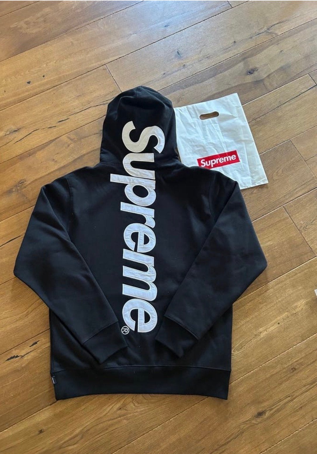 Supreme hoodie -S, Kleding | Heren, Truien en Vesten, Verzenden, Zo goed als nieuw, Maat 48/50 (M), Zwart