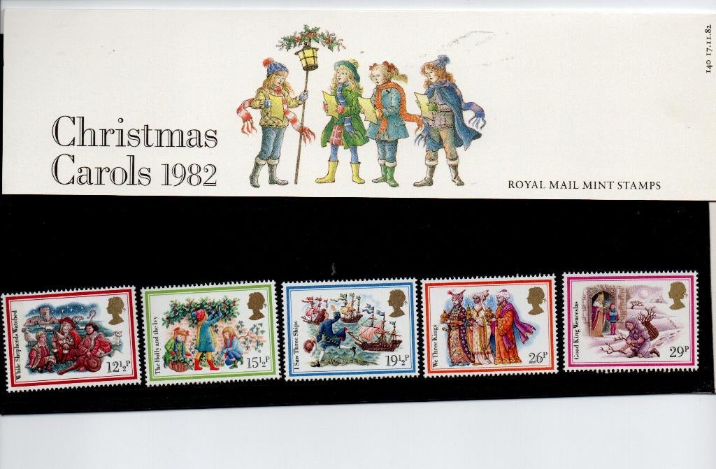 U.K. Engeland. Spec. FDC Christmas Carols 1982, Postzegels en Munten, Postzegels | Eerstedagenveloppen, Verzenden, Onbeschreven