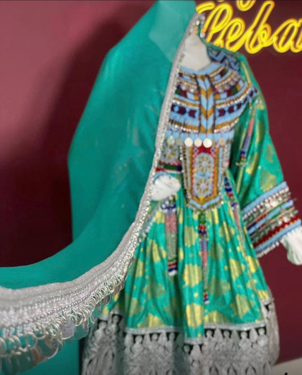Afghaanse jurk, Kleding | Dames, Ophalen, Overige typen, Nieuw, Maat 36 (S)