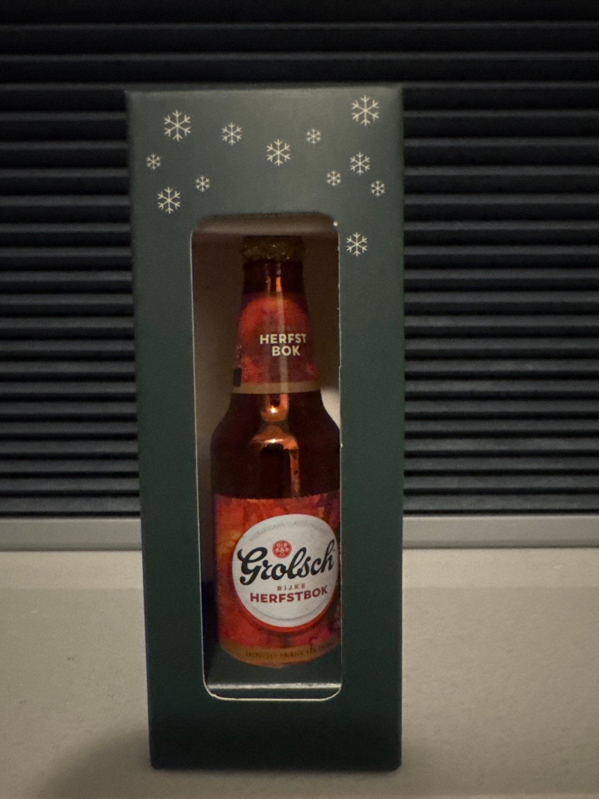 Kerst hanger Grolsch Herfstbok, Diversen, Kerst, Ophalen of Verzenden, Zo goed als nieuw