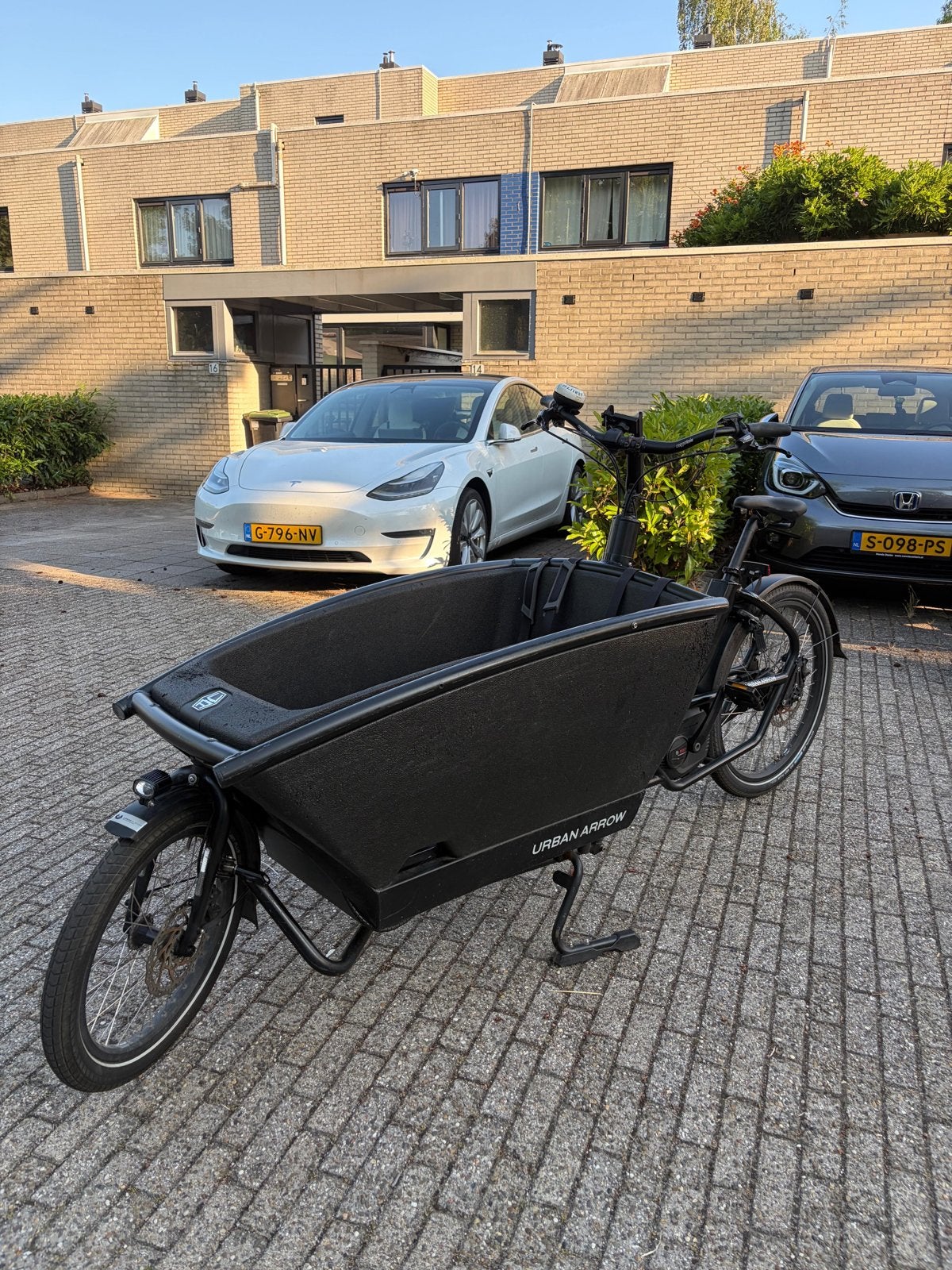 Urban arrow family performance essentials 54 500WH, Gebruikt, 3 kinderen, Elektrisch, Schijfrem