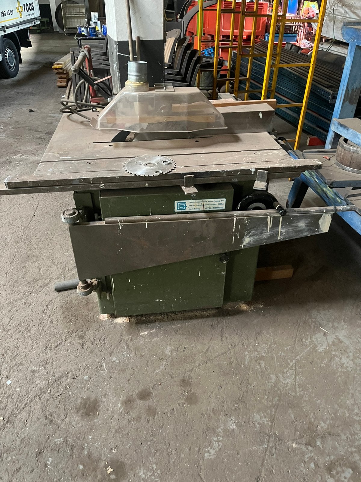 Zaagmachine, Ophalen, Zo goed als nieuw, Afkortzaag, 30 tot 70 mm