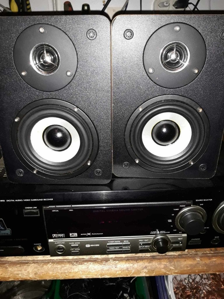 watsvision studio luidsprekers, Ophalen of Verzenden, Gebruikt, Studiomonitor, Overige merken