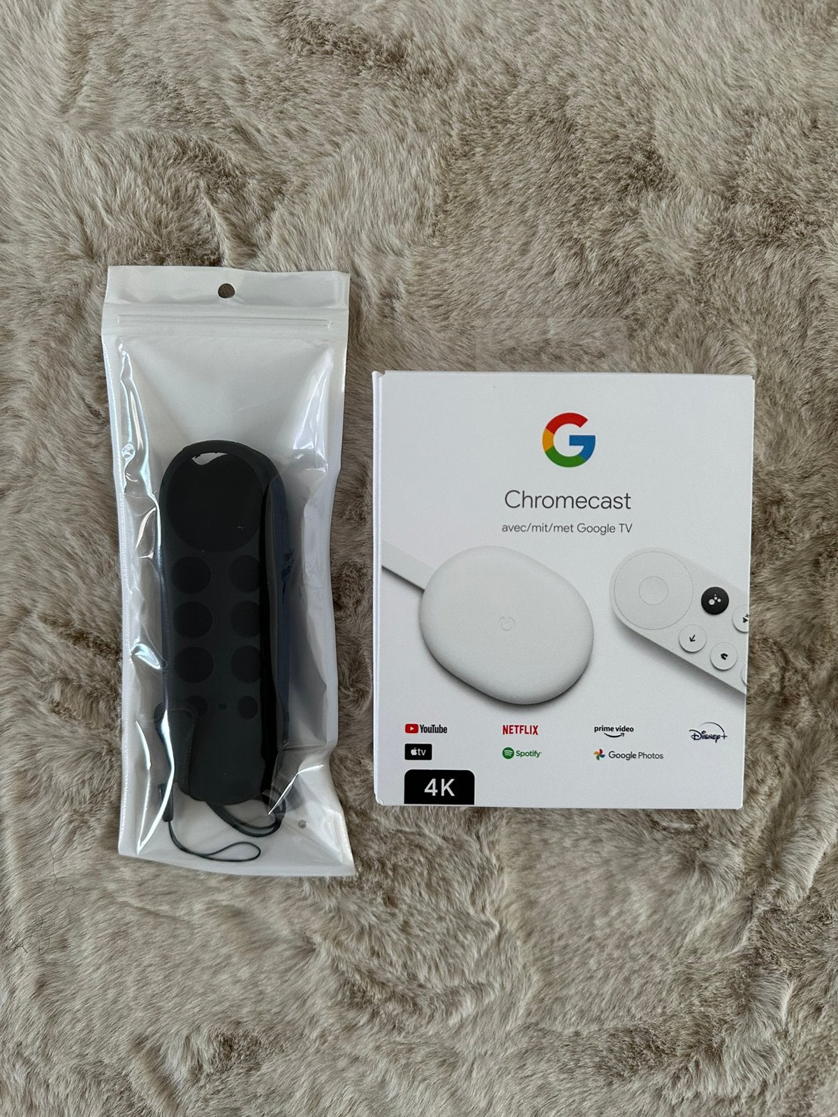 Google Chromecast 4K met Google TV, Ophalen of Verzenden, Zo goed als nieuw