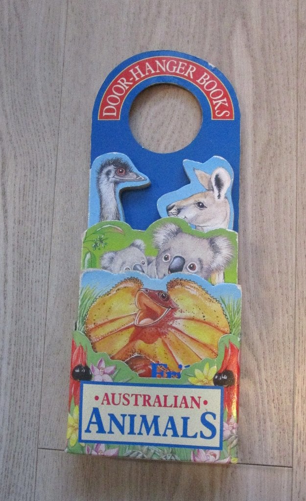 Australian Animals Door-Hanger Books – Set of 4 Books, Gelezen, Ophalen of Verzenden, Simone Bos, Uitklap-, Voel- of Ontdekboek