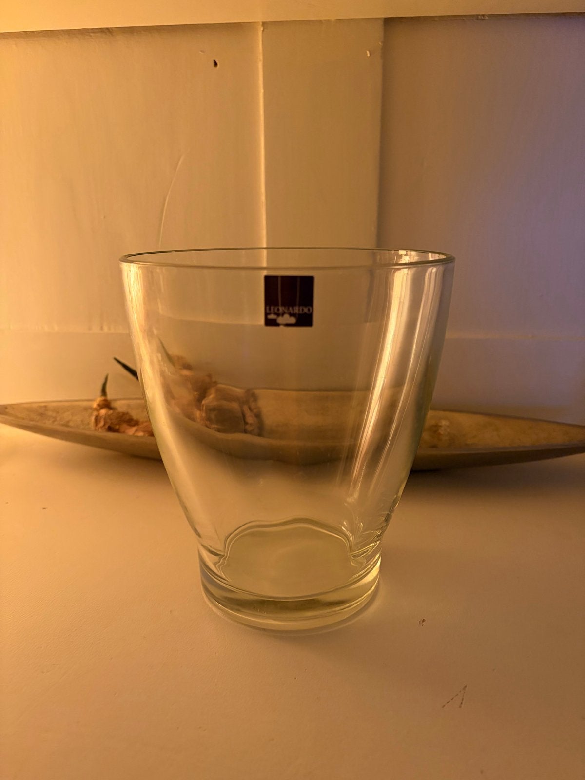 Leonardo vaas - Hoge kwaliteit glas, Ophalen, Zo goed als nieuw, Transparant, Glas