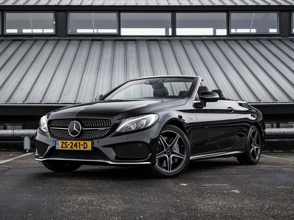 Mercedes C-klasse Cabrio C43 AMG 367PK Speedshift 4MATIC Bur, Auto's, Gebruikt, 1770 kg, 4 stoelen, Bedrijf