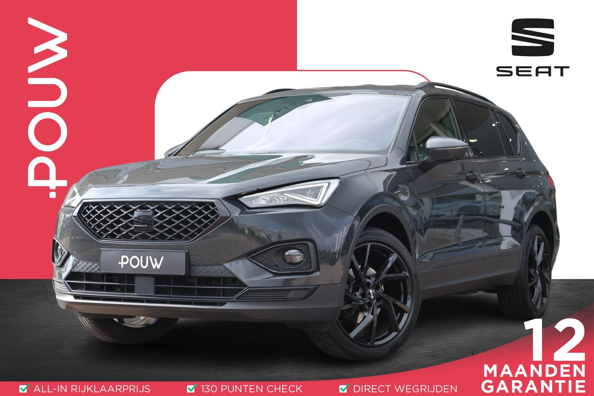 SEAT Tarraco 1.5 TSI 150pk DSG Style Business Intense 7p. |, Auto's, 12 maanden, Stof, Euro 6, 4 cilinders