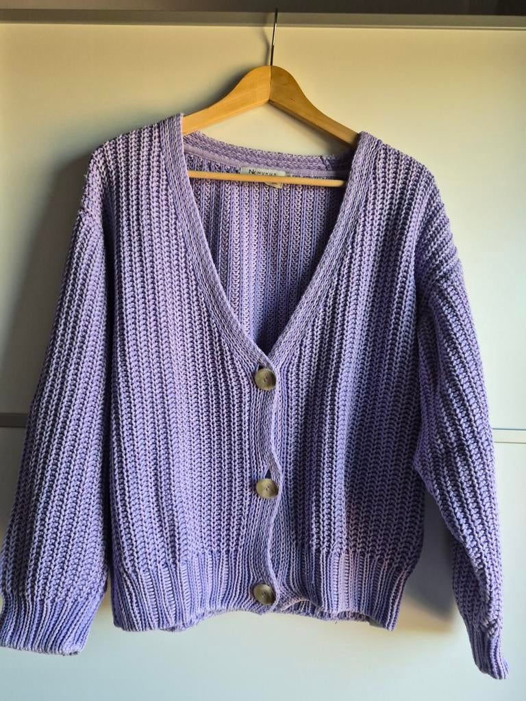 Nukus vest lila gebreid, Kleding | Dames, Truien en Vesten, Maat 38/40 (M), Paars, Ophalen of Verzenden, Nukus